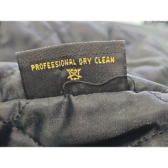 Cole Haan City Lambskin Leather Car Coat Men's Small Black Removable Lining EUC - Picture 13 of 16